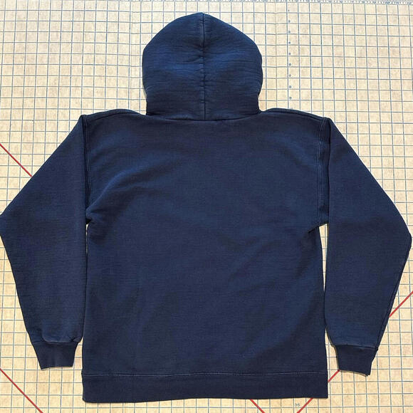 Thrasher Magazine Flames Navy Blue Pullover Hoodie Sweatshirt Men’s Small - Picture 9 of 15